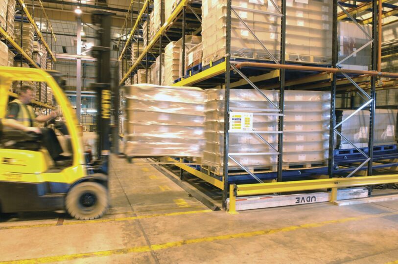 Pallet Live and Push Back racking systems