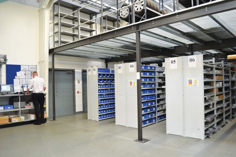 Automotive shelving