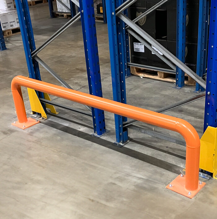 Great Bear pallet racking defenders for rack safety