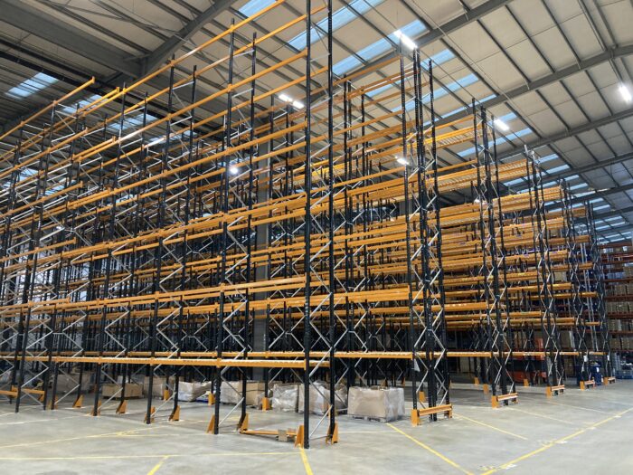 Large scale DHL racking installation