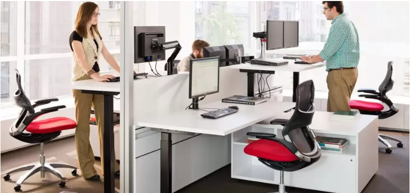 Standing desk workbenches