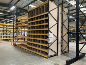 Nobia kitchen supply warehouse racking